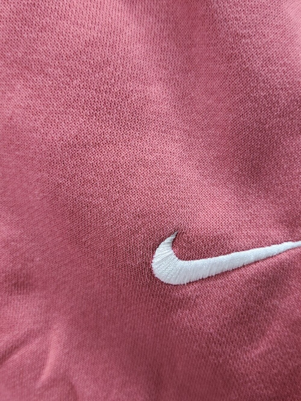 Nike Essential Fleece Joggers Womens Medium Pink Baggy Loose Fit Mid Rise - Picture 4 of 12
